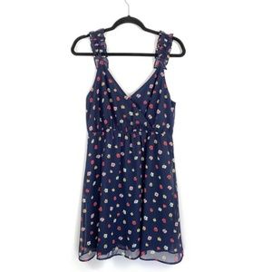 Madewell Ruffle Strap Dress Confetti Floral